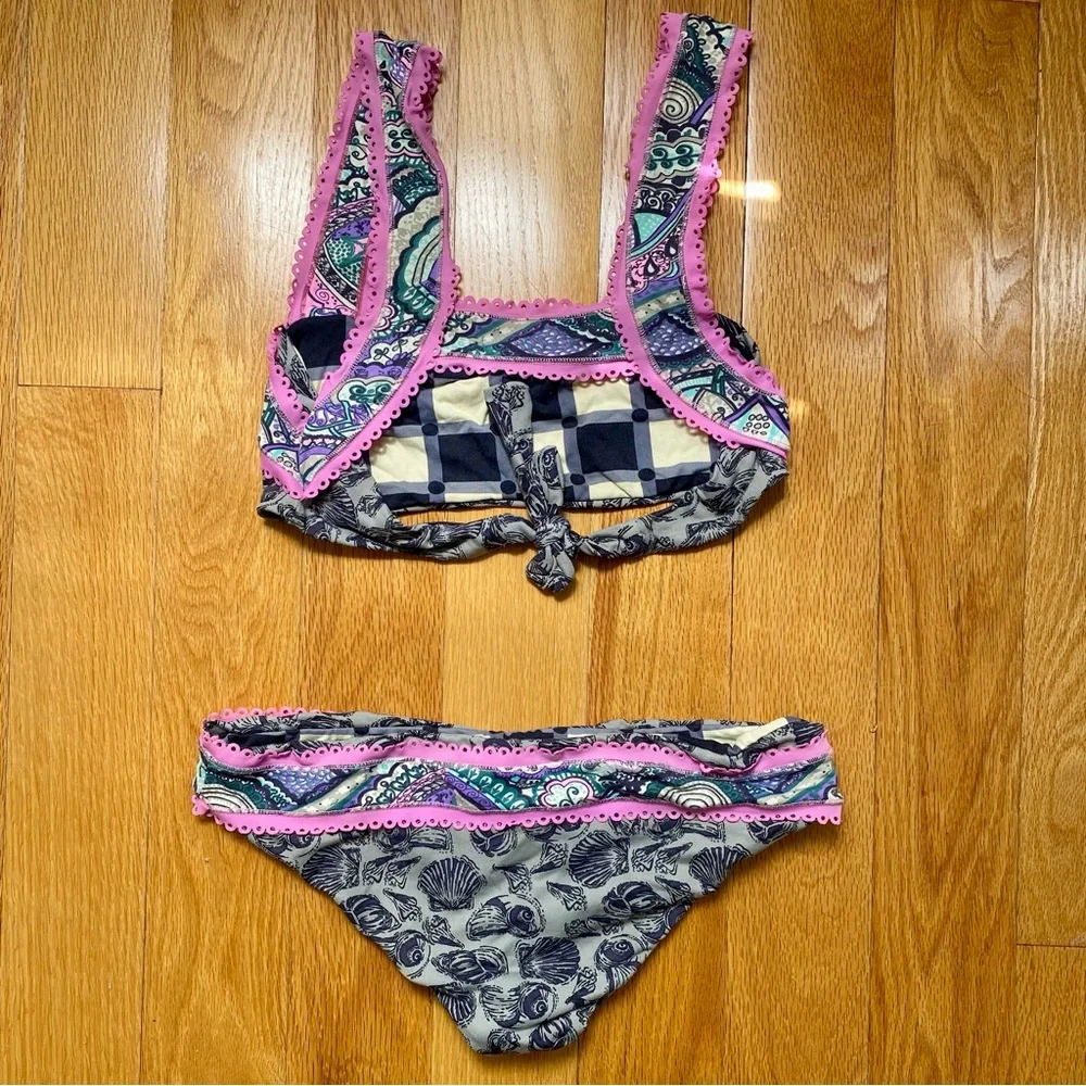 Maaji Reversible Print Two-Piece Bikini | Sz. M - Picture 2 of 7